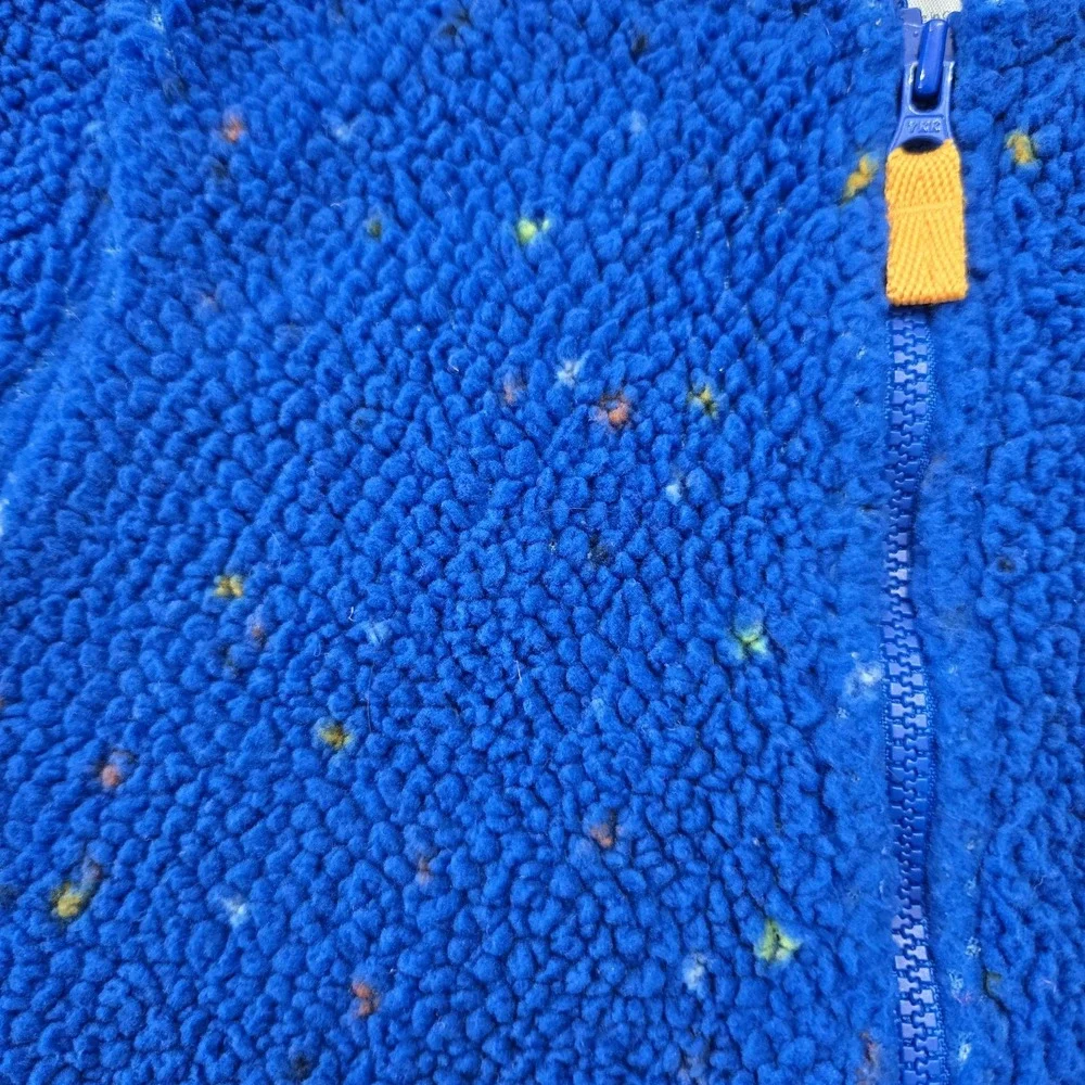 Carter's 24M Cookie‎ Monster Blue Sherpa Fleece Hooded Jacket Flecked Full Zip